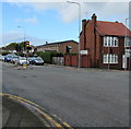 Junction of the A549 and B5127 in Buckley