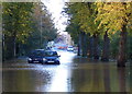 Flooding along Middleton Street in Aylestone