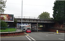 ST3288 : Railway bridge over Wharf Road, Newport by JThomas