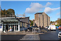 Aldi supermarket and car park, Galashiels