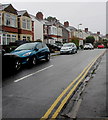 Cars and houses, Crystal Avenue, Heath, Cardiff