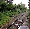 Coryton Line NNW from Heath Low Level station, Cardiff