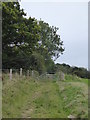 Gateway on the Cheltenham Circular Footpath approaching Vineyards Farm