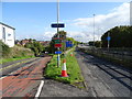 National Cycle Route 4 beside the M48 Motorway