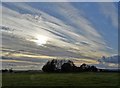 Quarry Farm below a late October sky