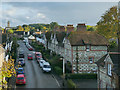 View from the train passing Wilton