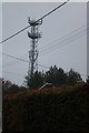 SU4789 : Communications tower by Reading Road, Rowstock by David Howard
