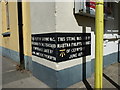 Foundation stone & benchmark on Theatr Gwaun (revisited)