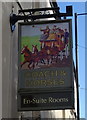 Sign for the Coach & Horses Inn, Chepstow