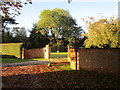 Gates to Manor Farm, Widmerpool