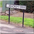 Ashcroft Drive sign