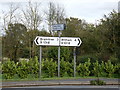 TL7820 : Roadsigns on the B1018 Witham Road by Geographer