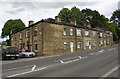 Houses at the junction of Slead Court and Halifax Road