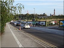 SP0483 : The A38 at Selly Oak by Philip Halling