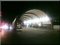 Newbury Park Bus Station at night