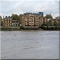 TQ3480 : Across the Thames to Oliver's Wharf by John Sutton