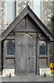 TQ5742 : St Thomas' Church Door in Southborough, Kent by John P Reeves