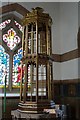 SP0382 : Font cover in St Mary's church, Selly Oak by Philip Halling