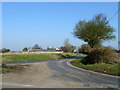 Acre Farm and road to Great Leighs via Lyons Hall