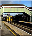 Maesteg train in Bridgend station