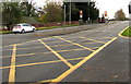 Yellow grid on the A470 Northern Avenue, Cardiff