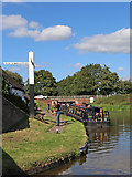 SJ9922 : Canals at Great Haywood in Wolverhampton by Roger  D Kidd
