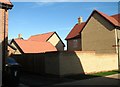 Roof tops off Arminghall Close