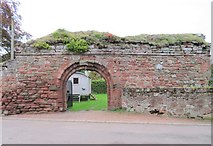 NO2418 : Lindores Abbey entrance arch by Gordon Hatton