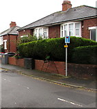 ST1580 : Houses, hedges, low walls and cabinets, Caedelyn Road, Cardiff by Jaggery