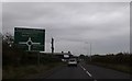 Approaching Ternhill Roundabout