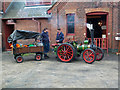 SK2625 : Claymills Victorian Pumping Station - miniature traction engine by Chris Allen