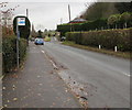 Ludlow Road bus stop near Church Stretton