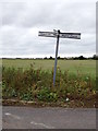 Signpost on Farthing Drove