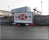 ST3088 : United Kingdom description on an HSBC advert near Newport railway station by Jaggery