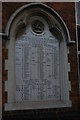 TL3212 : Hertford: Boer War memorial plaque on old Library by Christopher Hilton