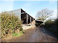 SS8112 : Barn near Woodington by Roger Cornfoot