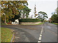 Road junction at Priestfields