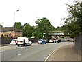 Bearsden Road with railway bridge