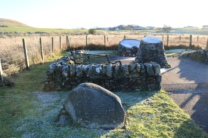 Knockshinnoch Disaster Memorial © Billy McCrorie :: Geograph Britain ...