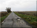 Minor road heading towards Upper Blackburn