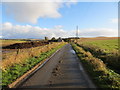 Minor road approaching Auchlinn Cottages