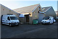 R.T.Davies & Sons premises and vans, Llanelli