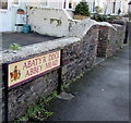 Abbey Mead name sign, Carmarthen