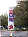 TL5479 : Tesco sign at the entrance to Tesco Superstore by Geographer