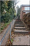 TL0406 : Steps from Beechfield Road to Hanger Close by David Howard