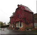SO8005 : Virginia creeper on High Street Medical Centre, Stonehouse by Jaggery
