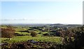 Eastern part of the crescent of drumlins between the Slieve Croob Range and the Mourne Mountains