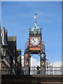 SJ4066 : Jubilee clock over Eastgate Street, Chester by Meirion