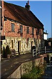 SU1329 : Detail of the Old Mill at Harnham by David Martin