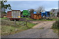 Farm trailers at Ripley